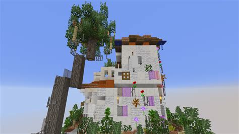 Realistic Spanish Villa Chunk Challange Minecraft Map