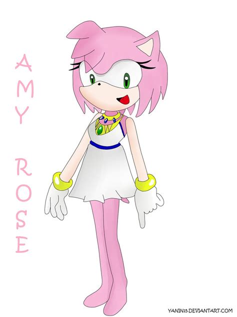 Amy Rose Fan Art By Yanin15 On Deviantart