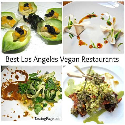 Los Angeles Best Vegan Restaurants — Tasting Page