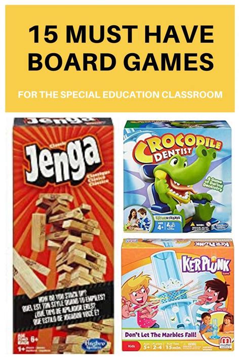 15 Must Have Board Games For Special Education You Aut A Know Special Education Classroom