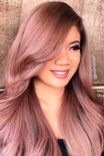 To get the look hair is bleached to lift the hairs to a golden hue then a tinted gloss is added to create the. 18 ROSE GOLD HAIR COLOR IS THE HOTTEST TREND THIS YEAR - My Stylish Zoo