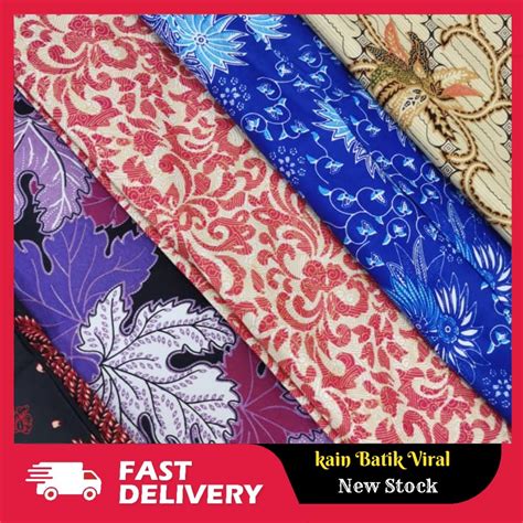 Kain Batik Sarungkain Batik Viralsiap Jahit Shopee Malaysia