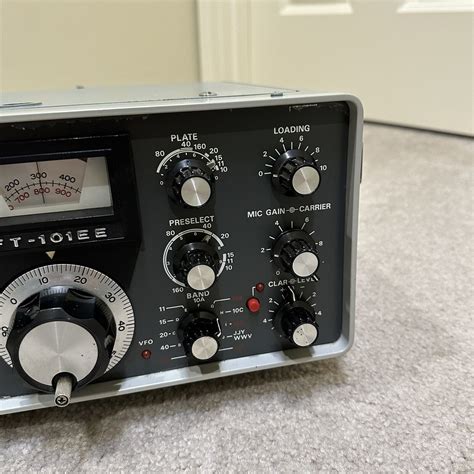 Vintage Yaesu Ft 101ee Ssb Hf Ham Radio Transceiver W Power Cord