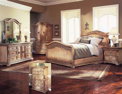 Whether it's cozy or spacious, bright or subdued, target stocks all the bedroom furniture you need. Rue Bizet Sleigh Bedroom Set | A Natural White Wash ...
