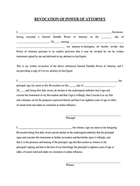This form is used by a representative taxpayer to whom authority has been delegated by an individual/taxpayer to represent him/her with regard to tax affairs at sars. Power Of Attorney Revocation Form - Fill Out and Sign ...