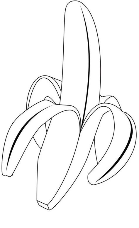 gambar mewarnai buah pisang pintar mewarnai