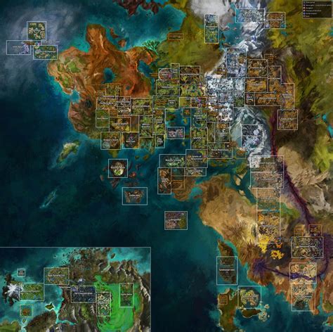 Gw2 World Completion Guide Guild War 2 Map Completion Maps Location