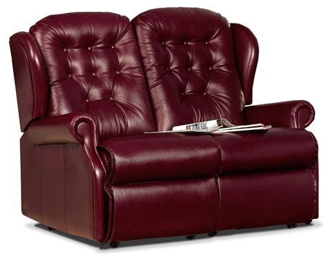 Sherborne Lynton L450 Small Fixed 2 Seater Sofa Leather At Relax