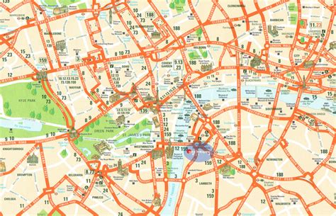 London Map Tourist Attractions Map Travel Holiday Vacations
