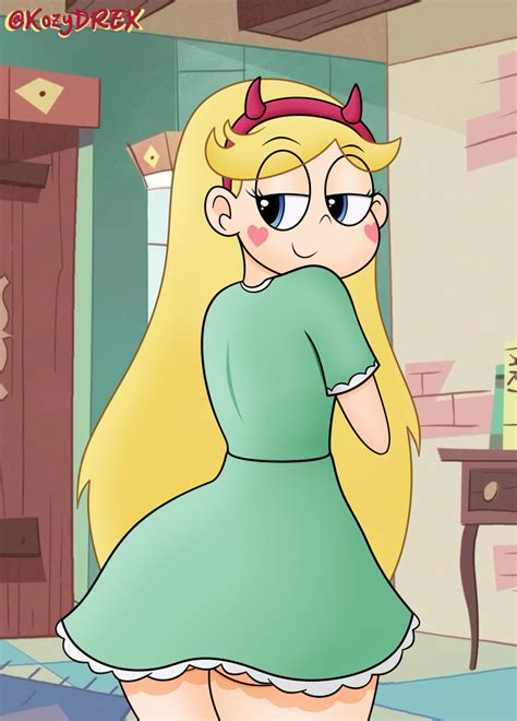 Rule 34 Big Ass Big Butt Blonde Female Blonde Hair Kozydrex Star Butterfly Star Vs The Forces