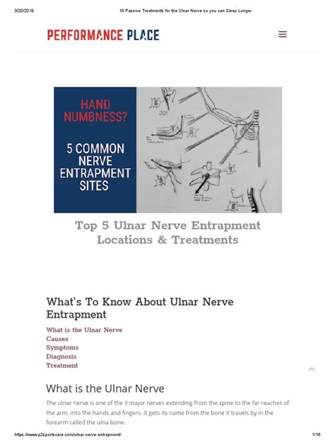 16 Passive Treatments For The Ulnar Nerve So You Can Sleep Longer Pdf