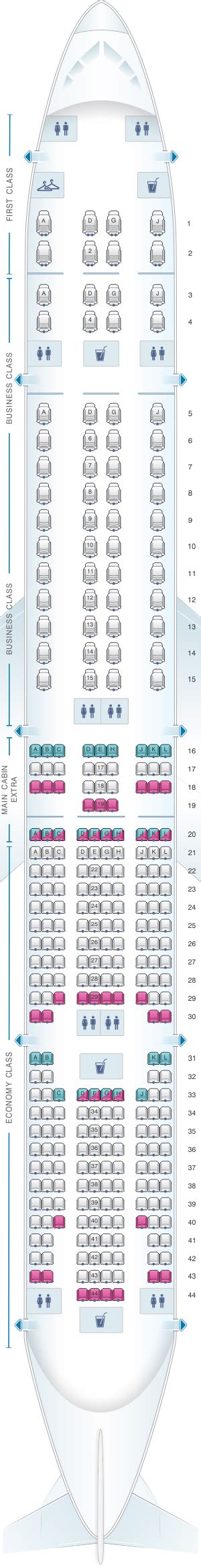 American Airlines Airline Seating Charts Two Birds Home
