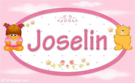 Joselin Con Personajes Tarjetas De Nombres Para Niñas Bebés Osito Nena