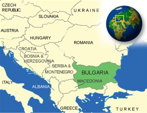 Mapa De Bulgaria