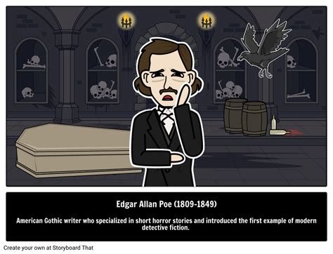 Who Was Edgar Allan Poe Storyboard By Bridget Baudinet