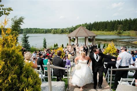 Royal Ambassador Wedding Caledon Ontario Lakeside Weddings Ceremony