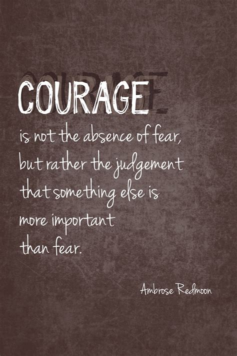 Quotes About Fear And Bravery Quotesgram