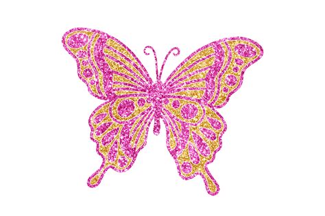 Glitter Butterfly Clipart Png Butterfly Png 15688854 Png