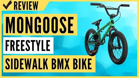 Mongoose Legion Freestyle Sidewalk Bmx Bike For Kids Review Youtube