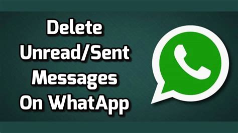 How To Delete Unreadsent Messages On Whatsapp Messenger New Feature