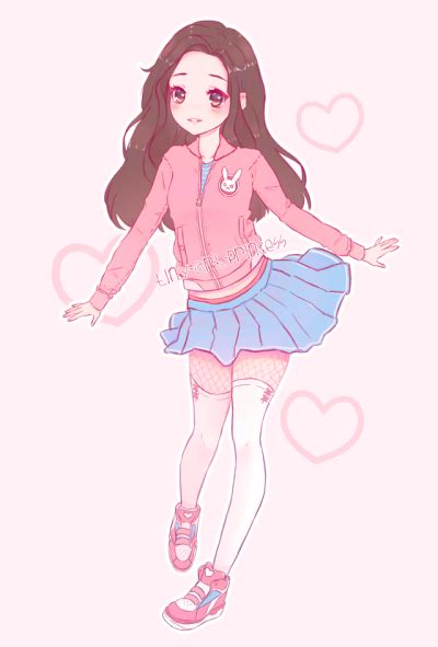 Aesthetic Rose Anime Girl Anime