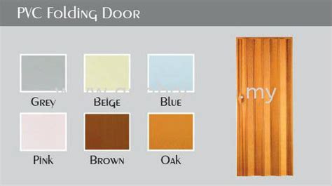 The door wings are folded at the same time in the opening movement and swung to the side. PVC Folding Door PVC Folding Door Door Johor Bahru, JB ...
