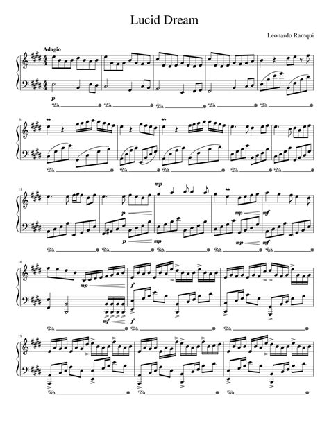 Allow me to draw your attention to an apparently surprising thing. Lucid Dream Sheet music for Piano | Download free in PDF or MIDI | Musescore.com