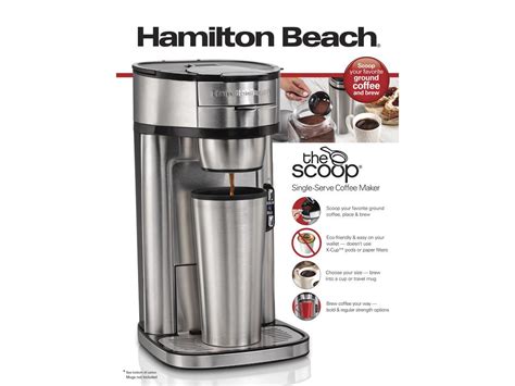 Hamilton Beach The Scoop Single Serve Coffee Maker 49981r