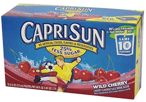 Capri Sun Recalls Wild Cherry Flavor Over Contamination Concern