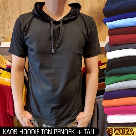 Distributor & grosir kaos polos berkualitas : Kaos polos hoodie pria wanita 24s lengan pendek & lengan ...
