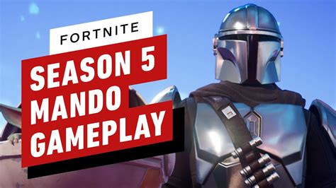 'fortnite' season 5 has a new battle pass. IGN Video - Fortnite Season 5 Mandalorian Skin Gameplay ...