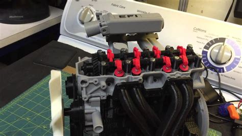 Working 3d Printed Toyota 22re Engine Youtube