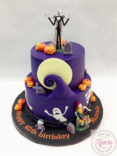 Cake birthday sports themed cakes dad cake. Crazy 40th Birthday Ideas Nightmare before Christmas 40th Birthday Cake Birthday - BirthdayBuzz