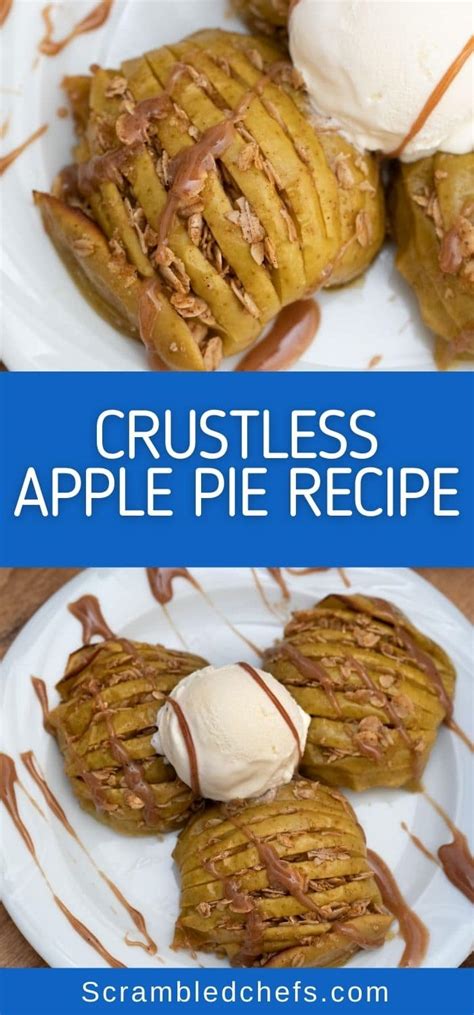 Simple Crustless Apple Pies Recipe Scrambled Chefs