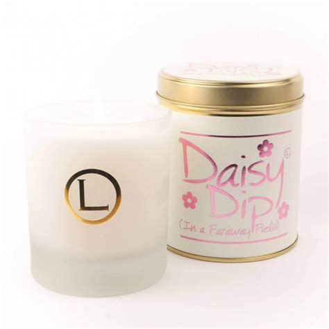 Daisy Dip Glassware Candle Lily Flame Candles House Ts Scented
