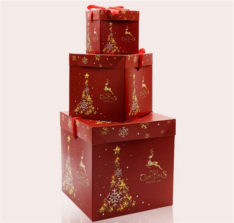 Large T Boxes With Lids Christmas Large Christmas T Boxes With
