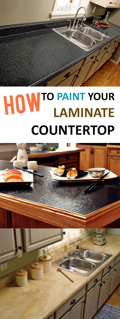 I used 220 grit, but it doesn't matter. How to Paint Laminate Countertop - Sunlit Spaces | DIY ...