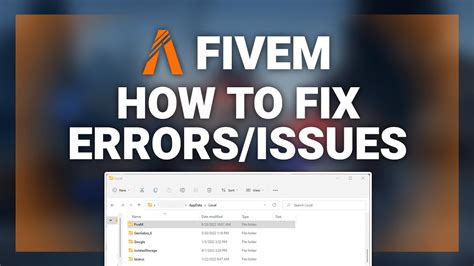 FiveM How To Fix FiveM Errors Issues Complete 2022 Guide YouTube