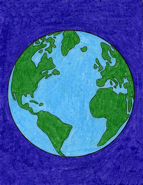 Download 23,000+ royalty free earth drawing vector images. How to Draw the Earth · Art Projects for Kids
