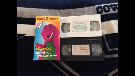 Opening And Closing To Barney Bonus 2 Videos 1995 Vhs Youtube