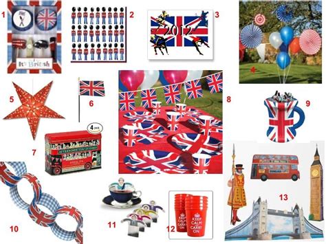 Most of the super bowl party ideas here are decidedly inexpensive—but they still manage to have a huge impact, visually speaking. British Theme Party Inspiration Board | British themed ...