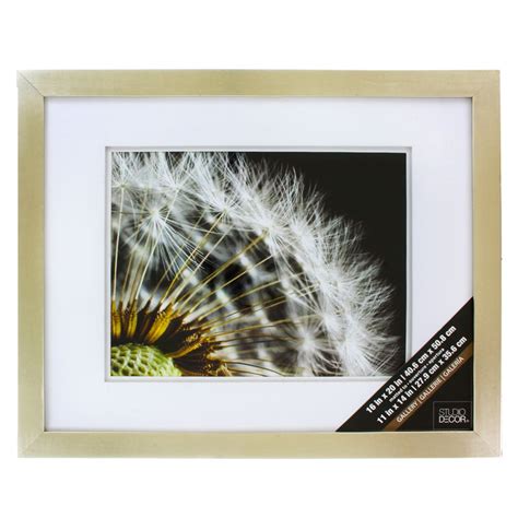 Champagne Gallery Wall Frame with Double Mat by Studio Décor® (With images) | Frames on wall ...