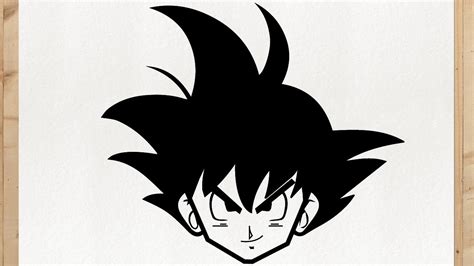 How To Draw Goku Step By Step For Beginners Easy Face Tutorial From