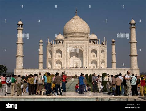 Taj Mahal Agra Uttar Pradesh Indiamausoleum Mughal Architecture