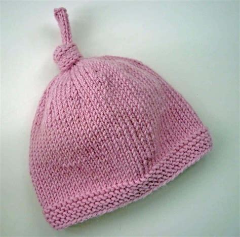 Newborn Baby Knitted Hat Patterns Free