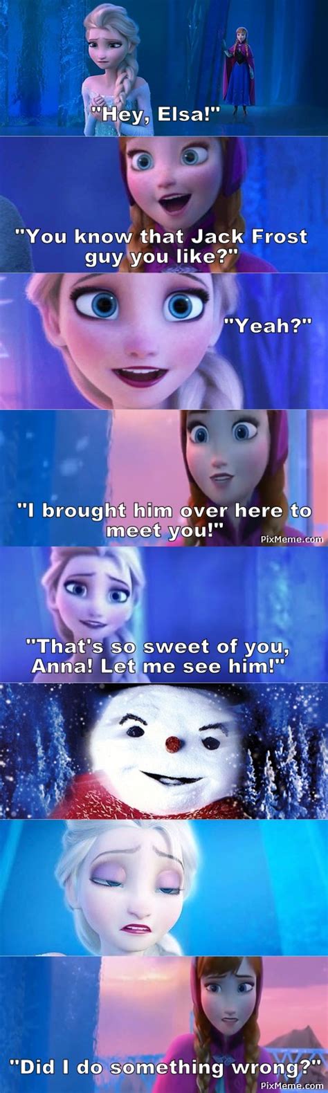 Elsa Finally Meets Jack Frost By Scratstitch On Deviantart