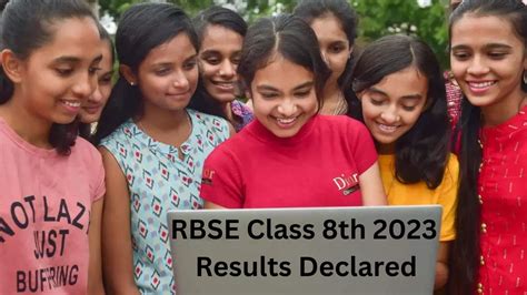 Rbse Class 8th 2023 Result Released Check