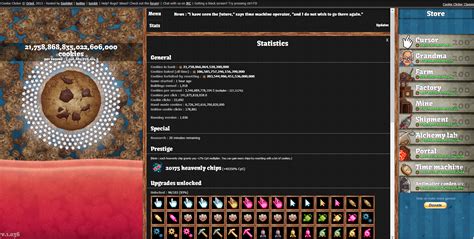 Start with tedious manual labor, move on to farms and factories and take over the whole universe to realize your insane ambitions. 1.0 Update | Cookie Clicker Wiki | Fandom powered by Wikia