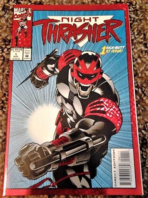 Night Thrasher Comic Issue 1red Foil Cover Etsy