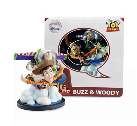 Disney Toy Story 25th Woody And Buzz Q Fig Max By Qmx Figurine New With
